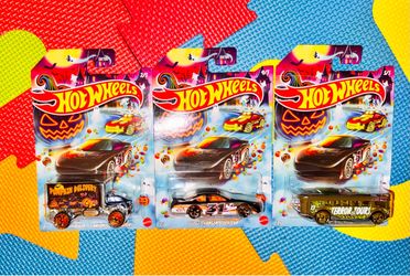 Hot Wheels Halloween 3-Car Set
