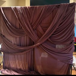 Back drop curtains & stand