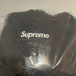 Supreme box logo black size small