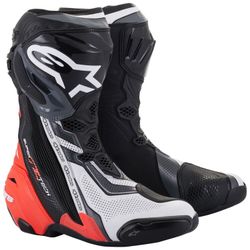 Alpinestars Supertech R Vented Boots   Black/Red/White   Size 42