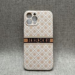Orange Monogram Phone Case