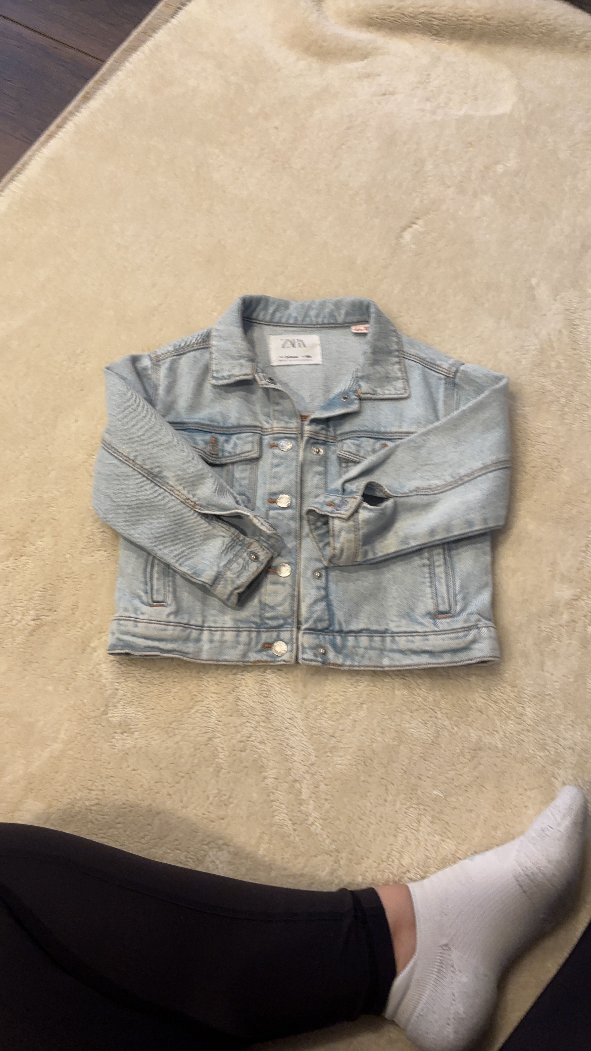 Light Blue Zara Denim Jacket
