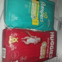 SIZE N 1 AND 2 6 PACKS FOR $30