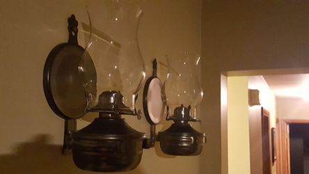 Antique Hurricane Lamps