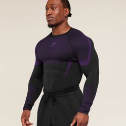Gymshark Onyx V5 Purple Long sleeve 