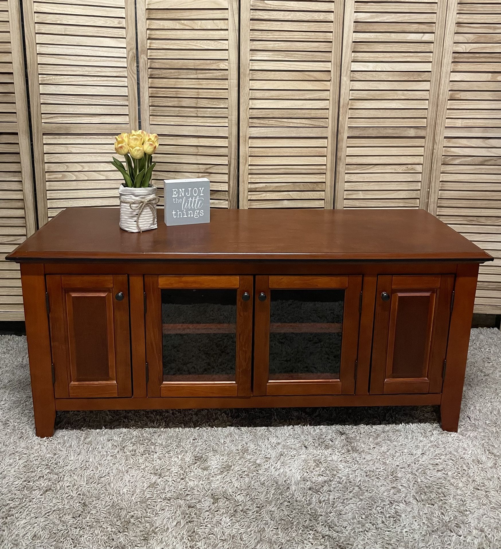 Solid Wood TV Stand
