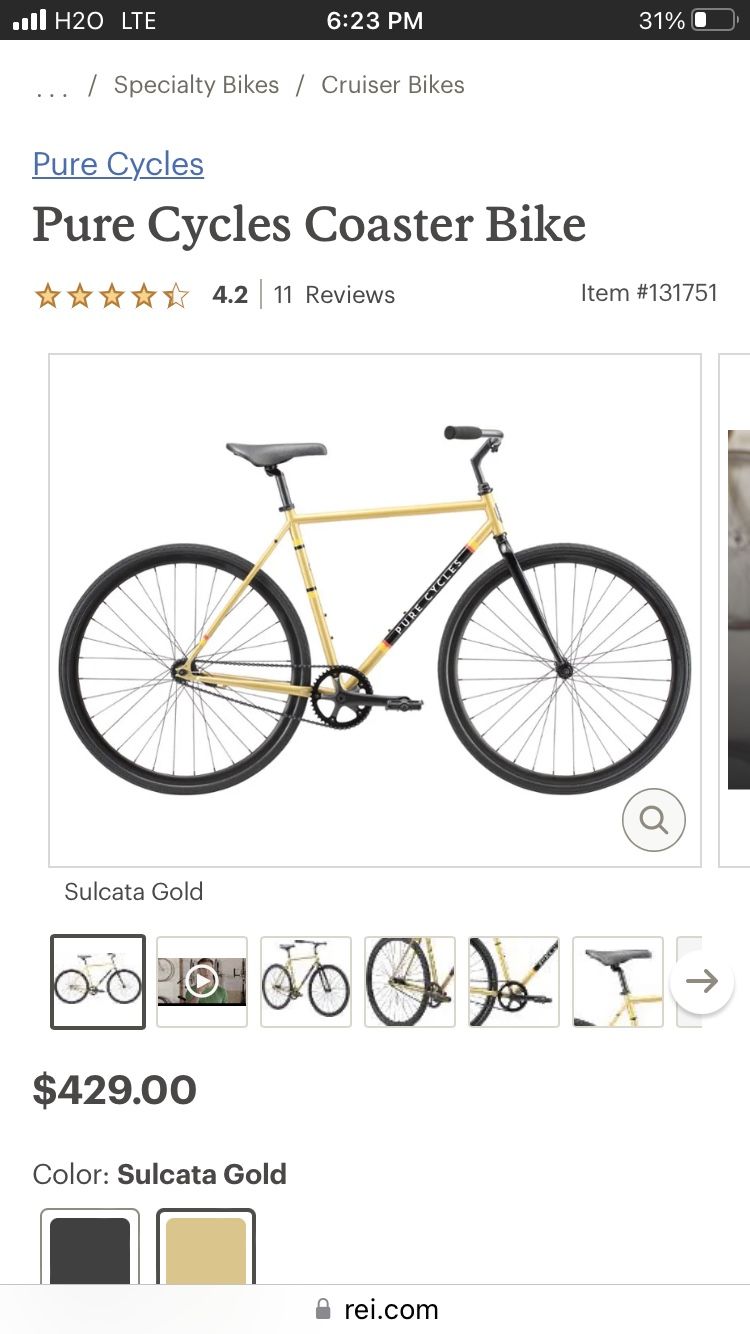 Pure cycle Coaster Bike