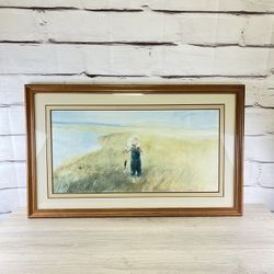 Mitchell D Holte Art Child Fishing