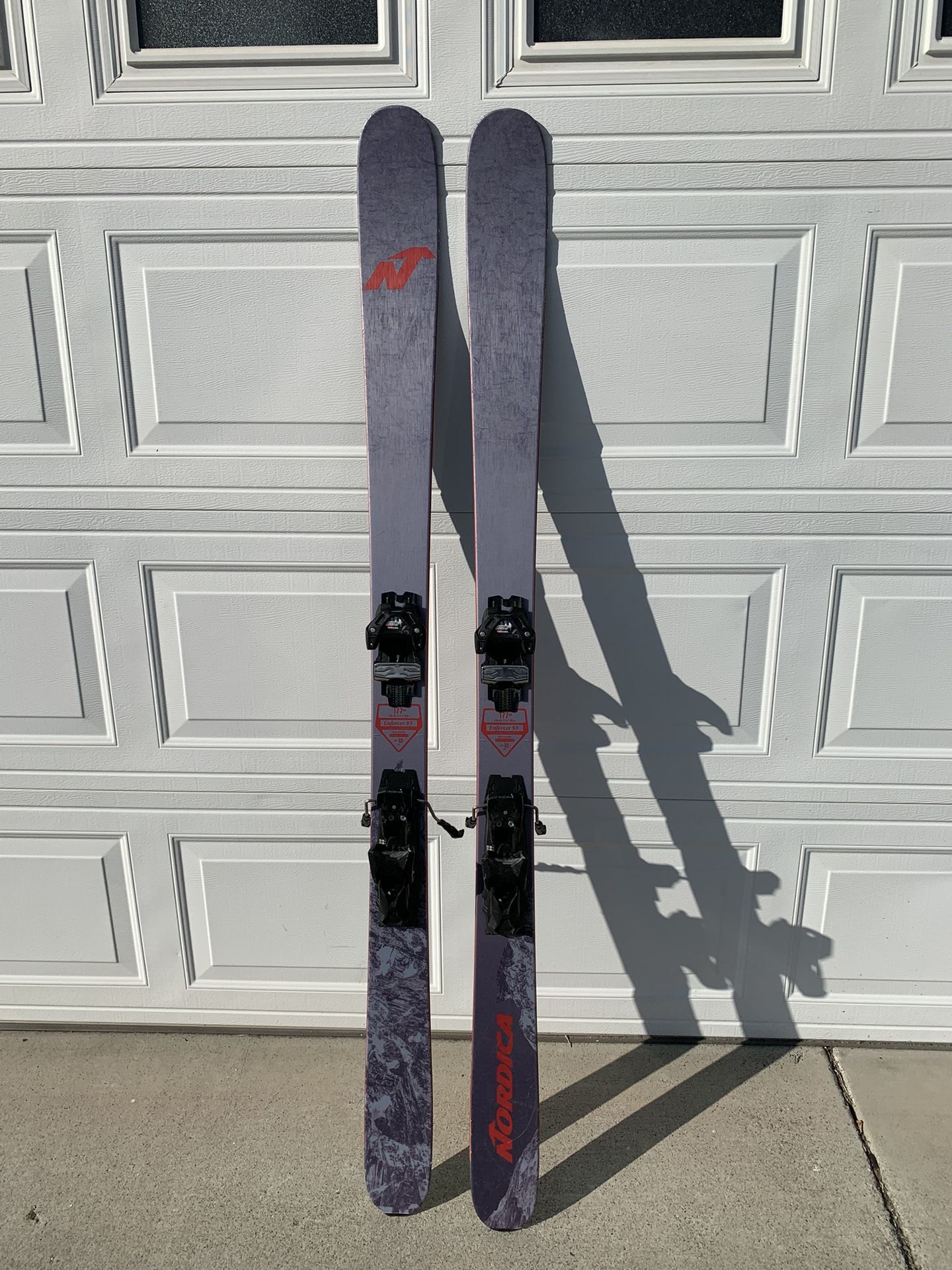 Nordica Enforcer 93 Skis 177cm w/Tyrolia Attack 13 bindings