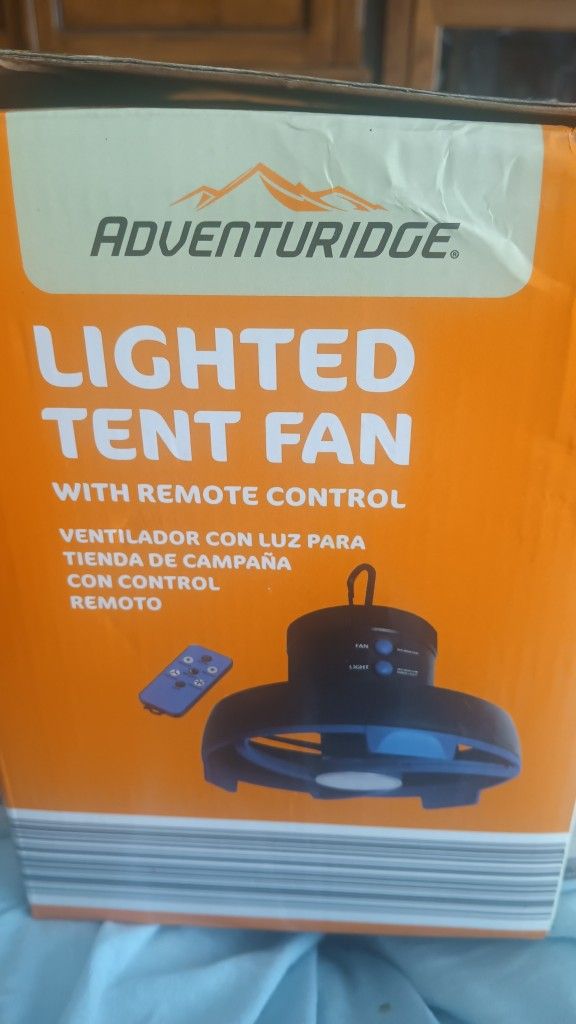 Lighted Tent Fan