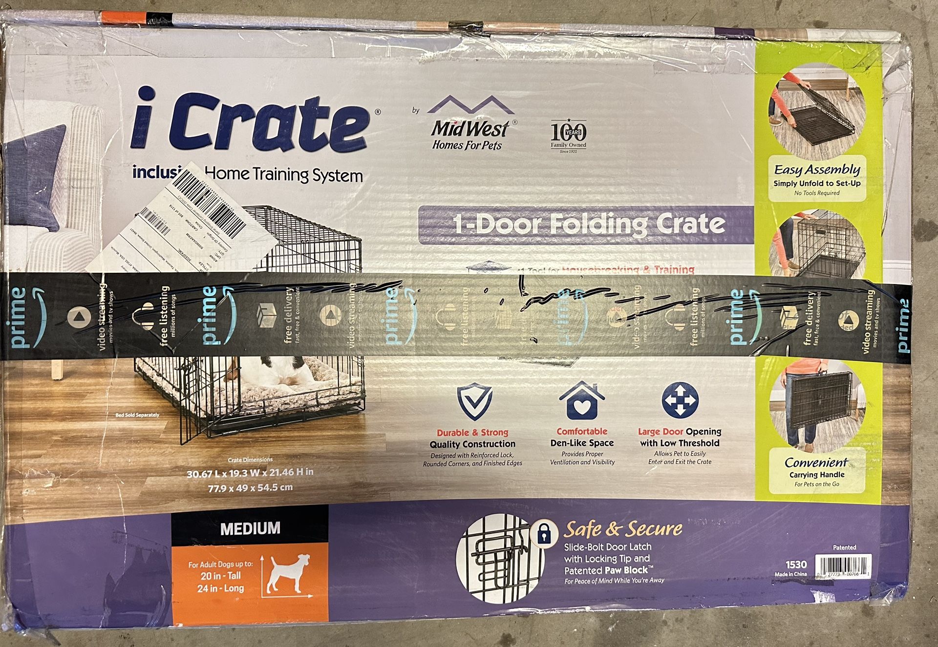 NEW DOG CRATE-Medium Size 