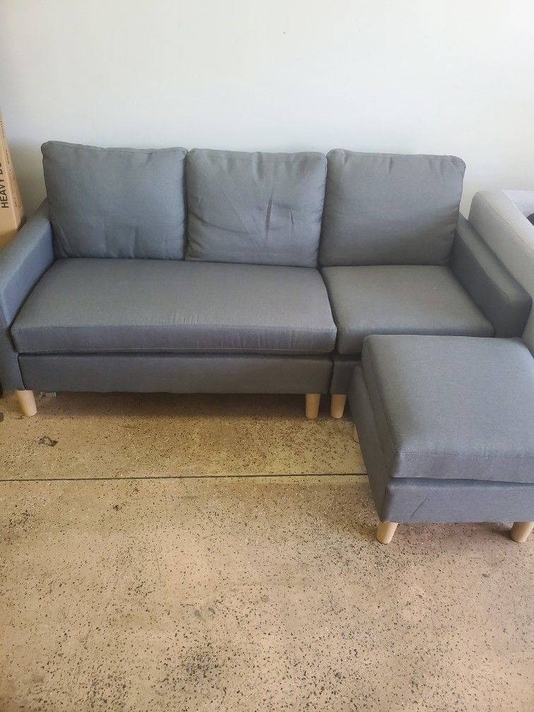 New Sofa W/ Ottoman