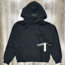 Black Essentials Hoodie