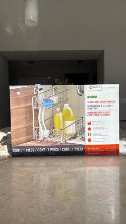 TRINITY Wire Undersink Organizer with Slide