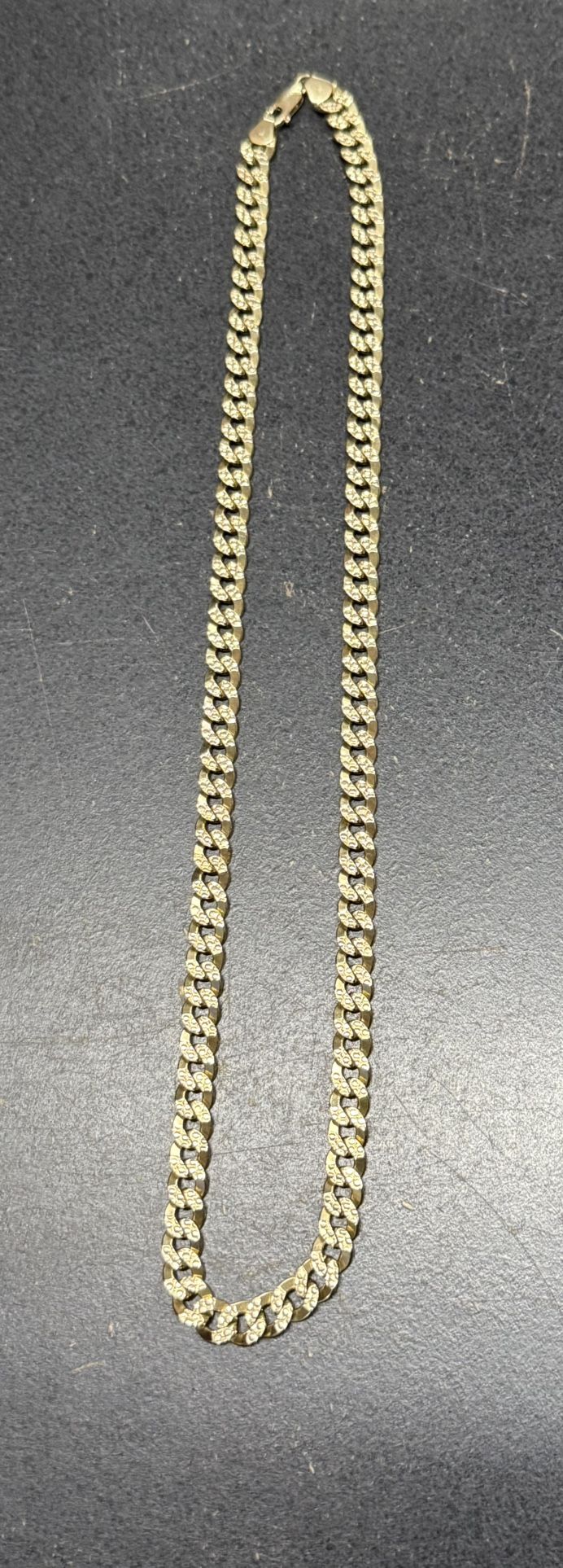 14K Gold 24” Cuban Link Chain Necklace 77grams