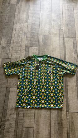 Umbro Brazil Soccer National Team Jersey Green Yellow Blue White Mens Size Large