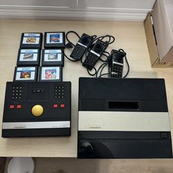 Atari 5200 Console Trak Ball Controllers And Games