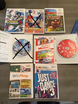 Wii games (precio y ubicación en la descripción