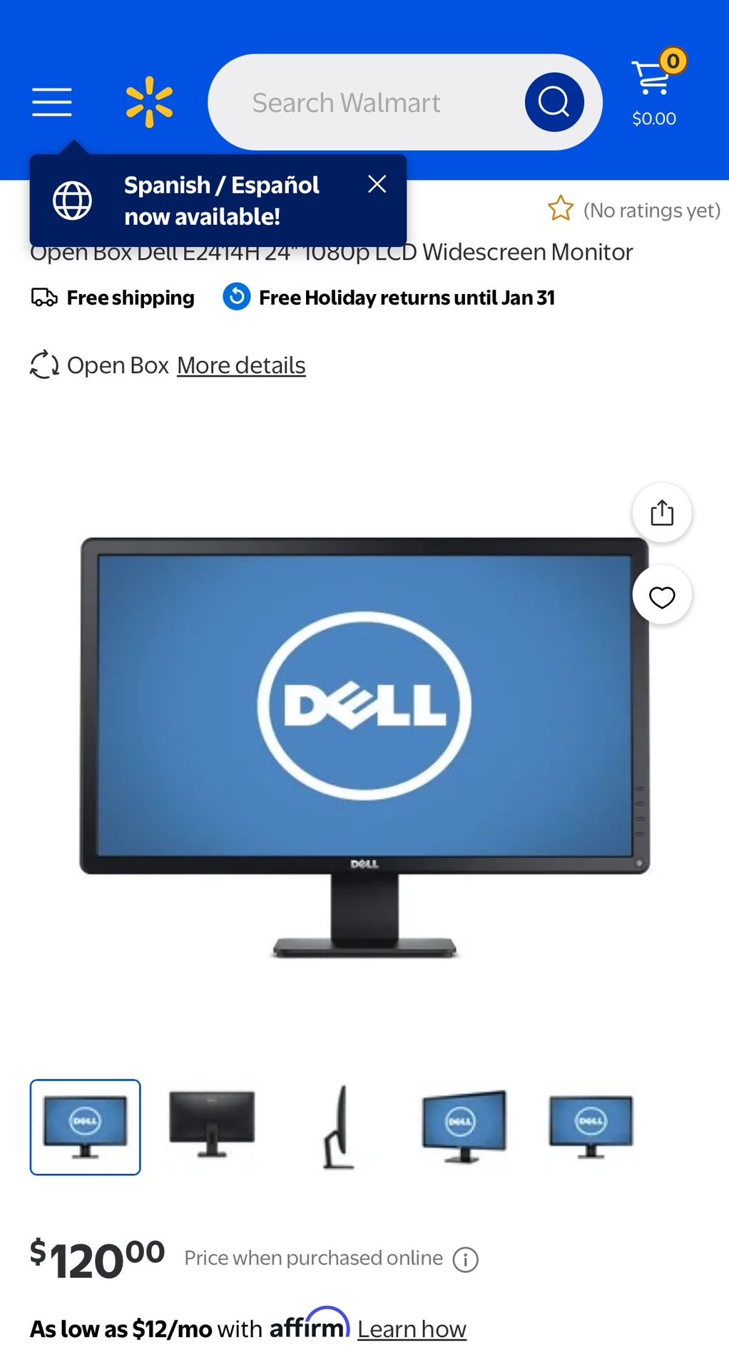Dell P2414hb Monitor