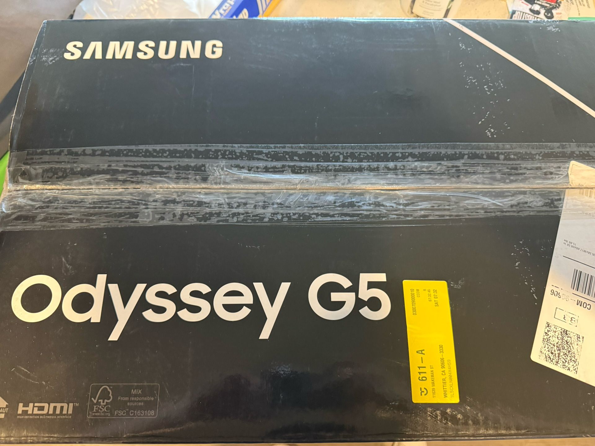 Samsung - 34” Odyssey G5 1000R Curved