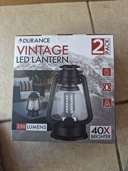Adurance Vintage LED Lantern 2-Pack