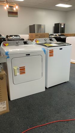 New Maytag washer and dryer .