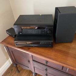 Sony Sound System with Bose Speakers and Base