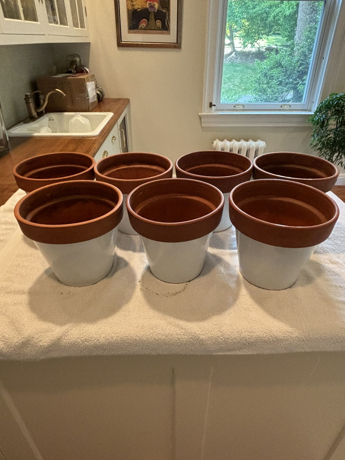 Glazed Clay Pots For Plants