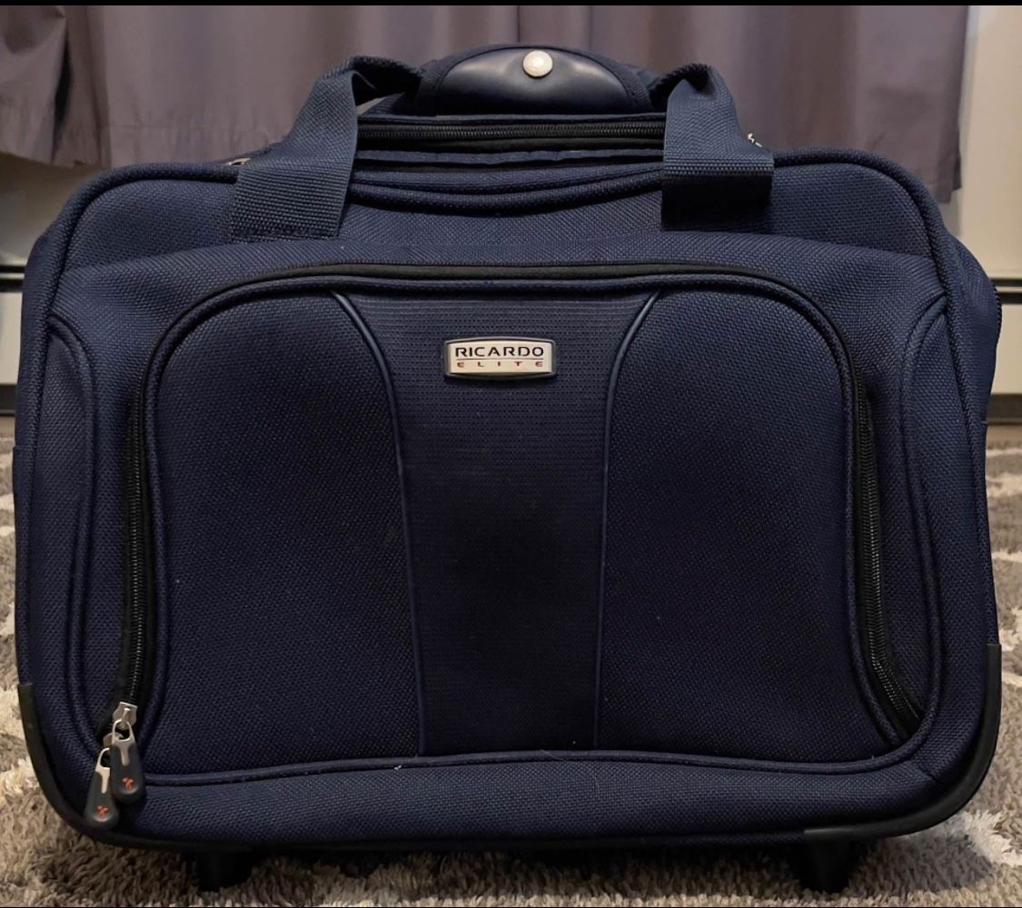 Ricardo Elite Rolling Business Briefcase or Carry-On Luggage