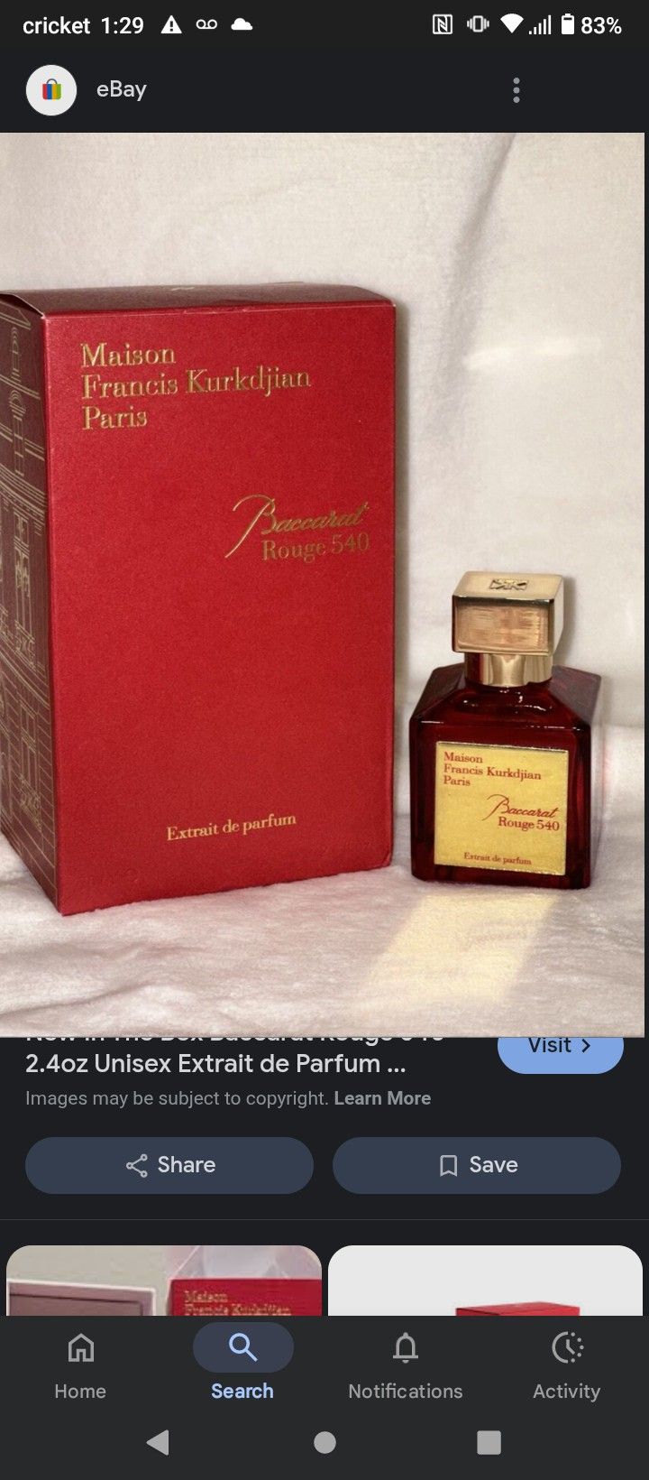 Baccarat Rouge 540
