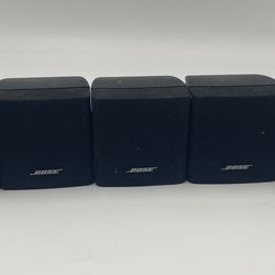 Bose Lifestyle Single Cube Speakers Black Lot of 5
