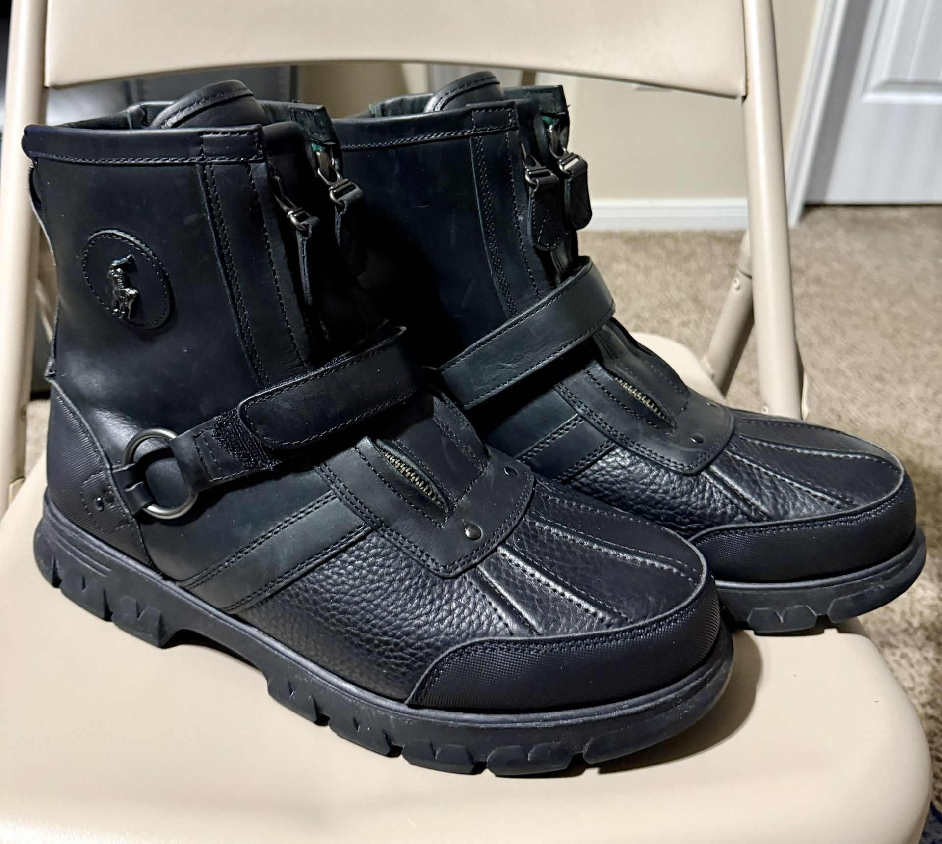 Polo Ralph Lauren Conquest Hi III Boots – Men’s Size 11 – Black – $100
