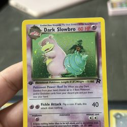 Dark Slowbro 1st Edition Holo