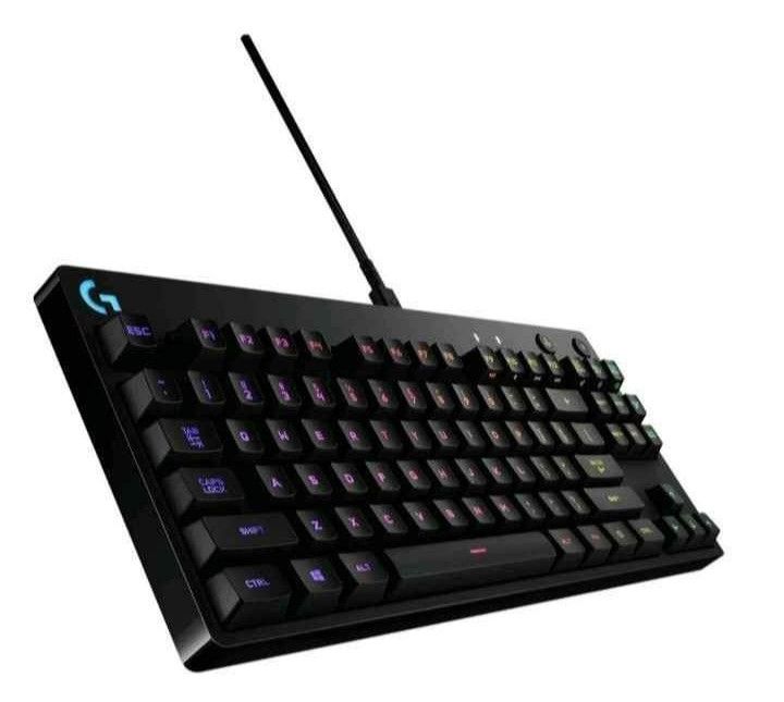 Logitech Pro Mechanical Gaming Keyboard for PC NEW IN BOX NEVER OPEN
Dimention: 2.1" H x 15.8" W x 6.3"D
Illuminated, RGB Lighting , Anti-ghosting k