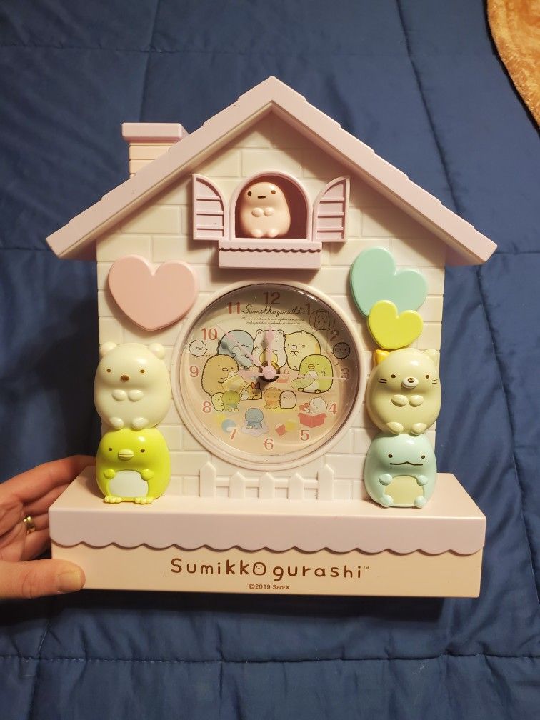 Sumikko Gurashi Pendulum Clock 11.5"