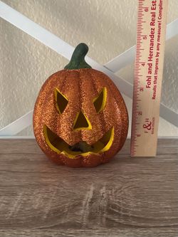 LIGHTED PUMPKIN