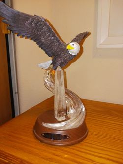 Bradford Exchange illuminated Tribute to Freedom 9/11 tribute collection limited edition figurine