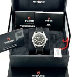 Tudor Black Bay Pro - Complete Set - Hybrid Leather + Rubber Strap - Like New