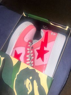 Bathing Ape Bape Sta Low Pink