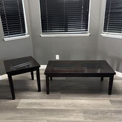 Coffee Table And Side End Table