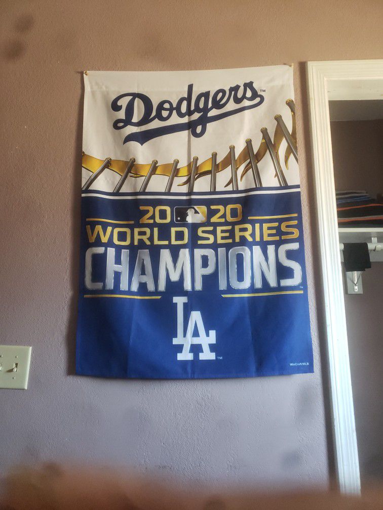 Dodgers 2020 World Series CHAMPIONSHIP banner for Sale in San Carlos, AZ -  OfferUp