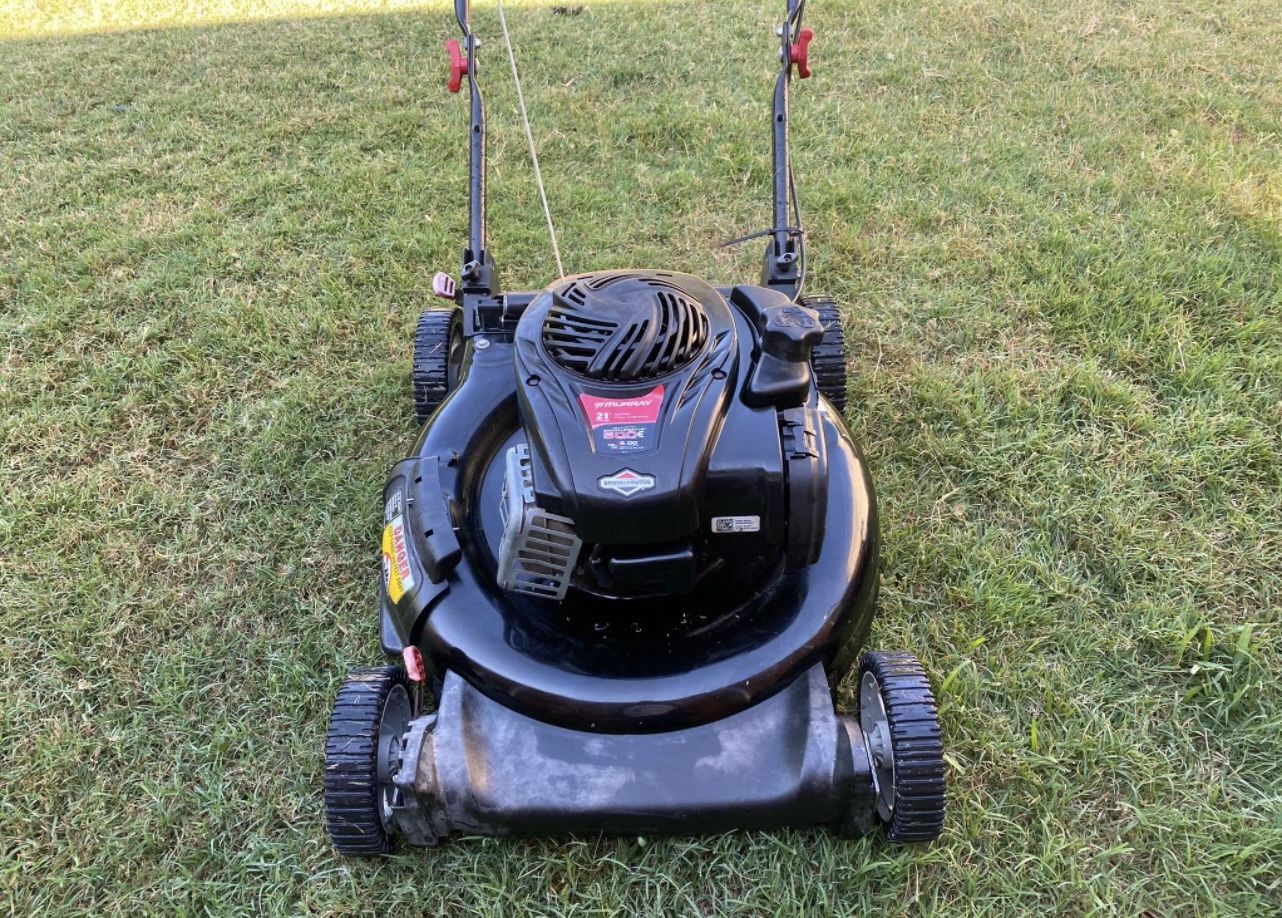 USED MURRAY PUSH MOWER BRIGGS&STRTTON ENGINE GOOD CONDITIONS WORKING GOOD $130 firm