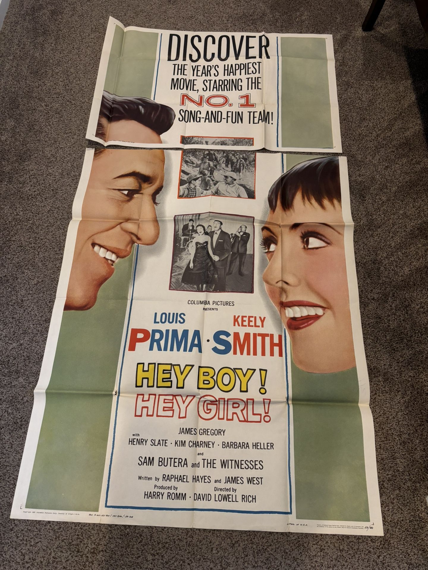 Vintage “Hey Boy! Hey Girl!” Movie Poster