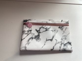 White And Black Makeup Bag 