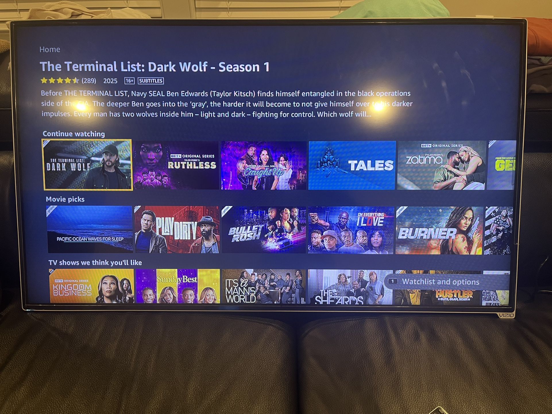 Vizio 42” Smart TV with remote control and Wall Mount