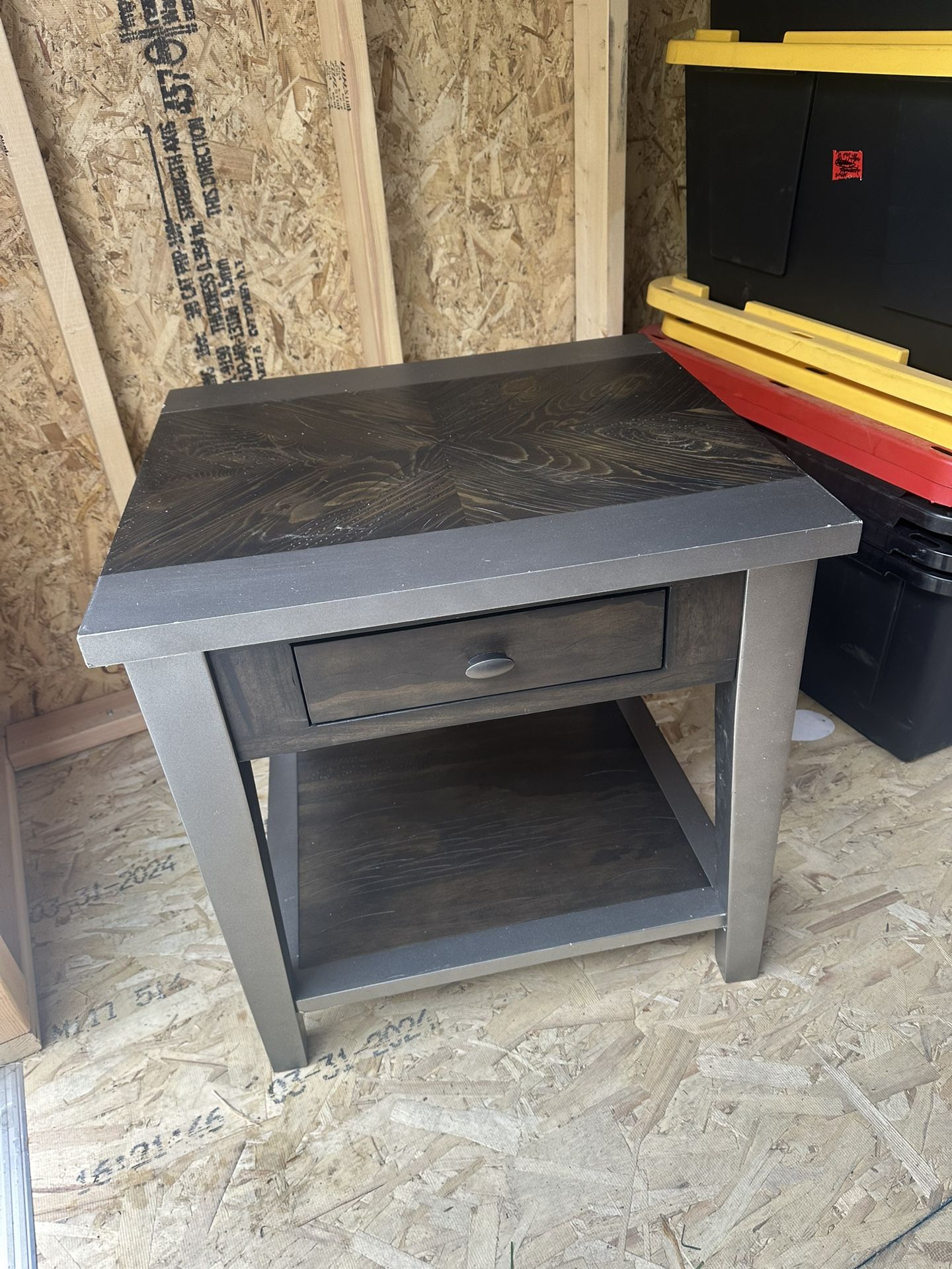 2 -Lamp Tables With Drawer