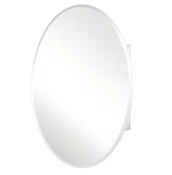 Pegasus 24 in. W x 36 in. H Oval Medicine Cabinet with Mirror