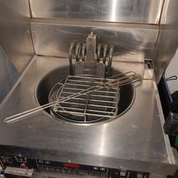 Commercial Deep Fryer , Excellent Condition Also A Big Commercial Refrigerator