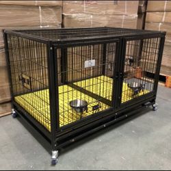 Brand New 43” Stackable Heavy Duty Dog Kennel With Dura Floors  