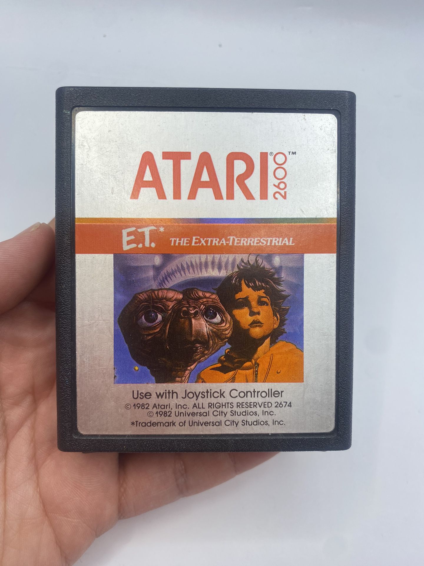 E.T. The Extra-Terrestrial (Atari 2600, 1982) Authentic
